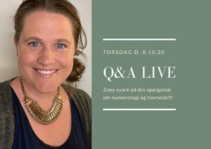 Q&A om numerologi med Zoey Elinor