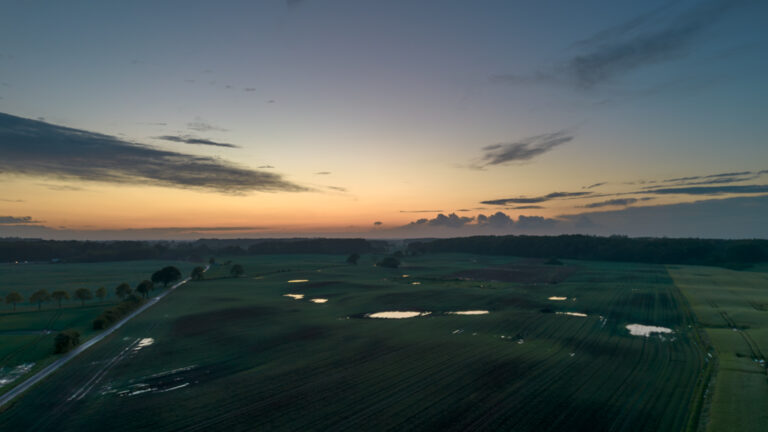 dronefilm, udsigt ved Vejle