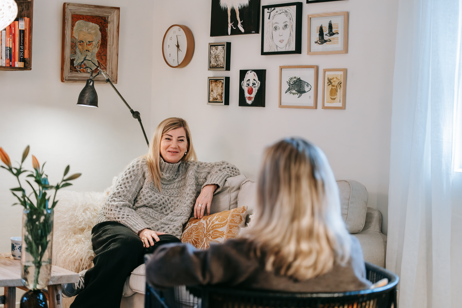 Hjemmeside fotografering af psykolog taget af fotograf zoey elinor